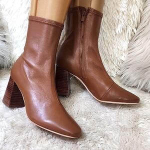 Loeffler Randall Brown Ankle Boots